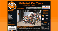 Desktop Screenshot of mildenhallfentigers.co